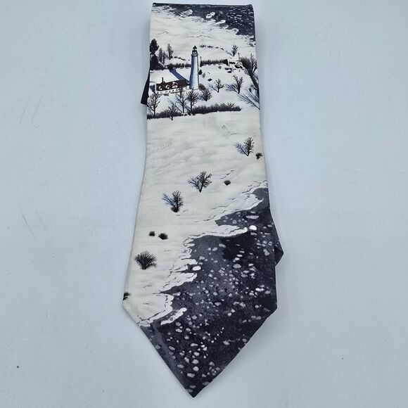 Wembley Other - Vintage Wembley 100% Silk Men’s Neck Tie 56 X 4 Menswear White Tie